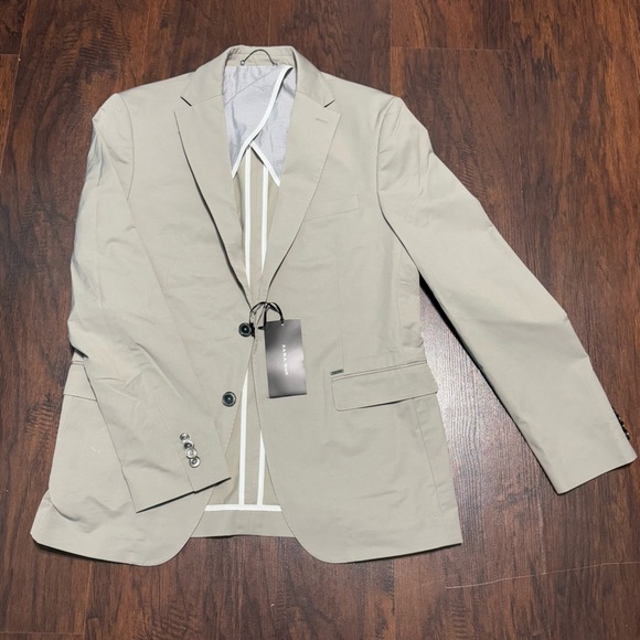 Zara Man Gray Blazer Sport Jacket Size 42 NWT - Picture 8 of 16